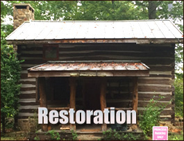 Historic Log Cabin Restoration  Bellefontaine, Ohio